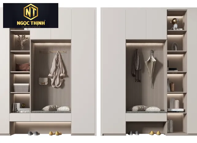 TỦ QUẦN ÁO NGỌC THỊNH KIỂU HIỆN ĐẠI